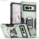 Tough Shockproof Phone Cases Covers Airbag 4 Corner Shock Absorbing Airbag Kickstand Function Google Pixel 8, Pixel 8 Pro,