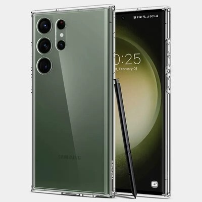 SGP Spigen Ultra Hybrid Togh Shockproof Transparent Clear S23, S23 Plus, S23 Ultra Samsung Phone Case
