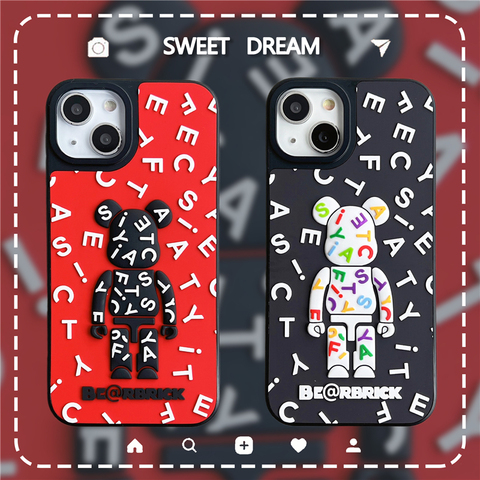 BearBrick New 3D 14, 13, 12 iPhone Case