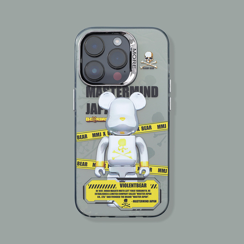 Gray — Kaws – Matte Dark 15, 14, 13, 12, 11 iPhone Case