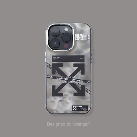 OFF White Matte 15, 14, 13, 12, 11 iPhone Case