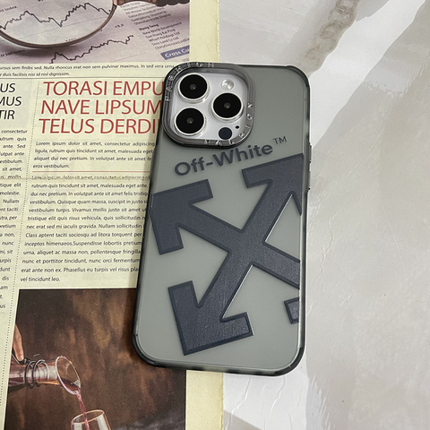 Off-White™ Arrows Metallic Trim iPhone Case