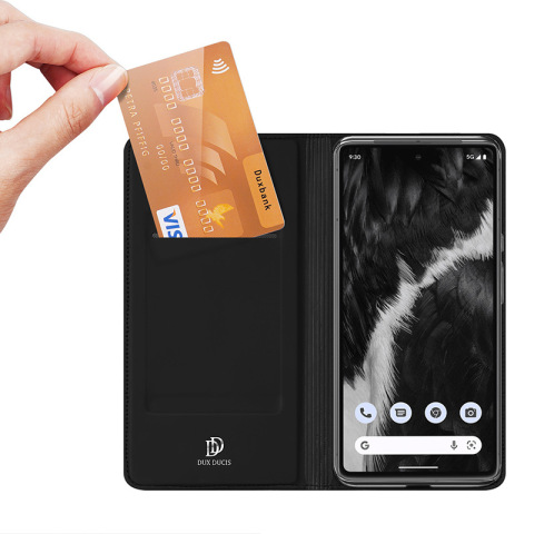 Thin Slim Minimal Card Holder A Wallets Folio Flip Magnetic Synthetic Leather , 7, 7 Pro, 6, 6 Pro Google Pixel Phone Case