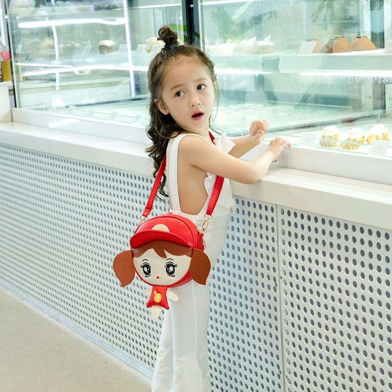 女童小包包 可愛公主斜跨包小女孩時尚雙肩包韓版卡通單肩出遊包