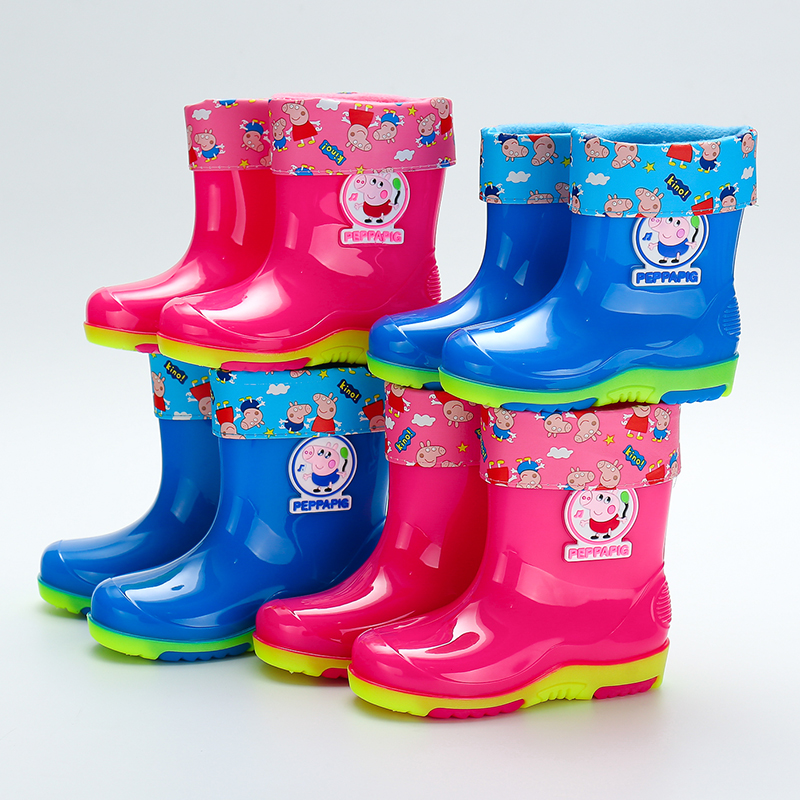 新款兒童雨鞋女童男童寶寶防滑兒童雨靴幼兒水鞋大童學生小孩膠鞋