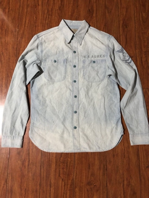 RRL RL 18官网领先复古老鹰印花 RRL致敬款 经典重洗男款牛