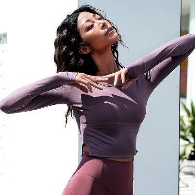 La Nikar 短款运动上衣长袖t恤紧身跑步速干健身服女弹力瑜伽服女-淘宝网 La Nikar 短款运动上衣长袖t恤紧身跑步速干健身服女弹力瑜伽服女-淘宝网