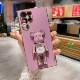 BearBrick Baby Electroplated Phone Cases Covers 3D Kickstand Function Galaxy S23, Galaxy S23 Plus, Galaxy S23 Ultra, Galaxy S22, Galaxy S22 Plus, Galaxy S22 Ultra, Galaxy S21, Galaxy S21 Plus, Galaxy S21 Ultra, Galaxy Note 20, Galaxy Note 20 Ultra, Galaxy A13 5G, Galaxy A23 5G, Galaxy A33 5G, Galaxy A53 5G, Galaxy A73 5G,