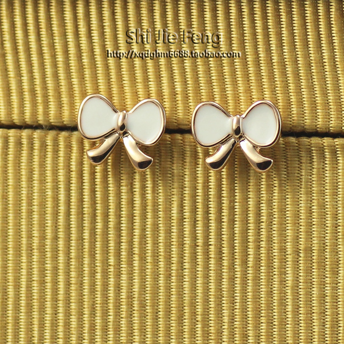 bijoux de marque regent compteur de accessoires-coréen de la mode mignon petit arc de goujon de boucles d'oreilles de femmes de cadeau de marée bijoux de marque regent compteur de accessoires-coréen de la mode mignon petit arc de goujon de boucles d'oreilles de femmes de cadeau de marée