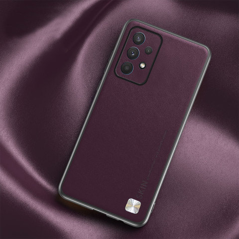 Thin Slim Genuine Leather Business Soft A13 5G, A23 5G, A33 5G, A53 5G, A73 5G Samsung Phone Case