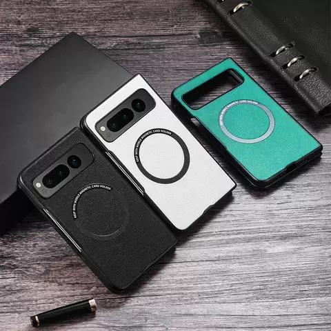 Google Pixel Fold Phone Cases Covers Wireless Magnetic Charging Compatible Minimalist Business Style