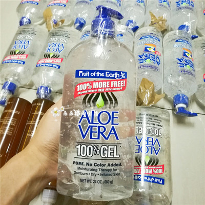 美国Fruit of the Earth 闪露百分百芦荟胶晒后修护啫喱680G-淘宝网