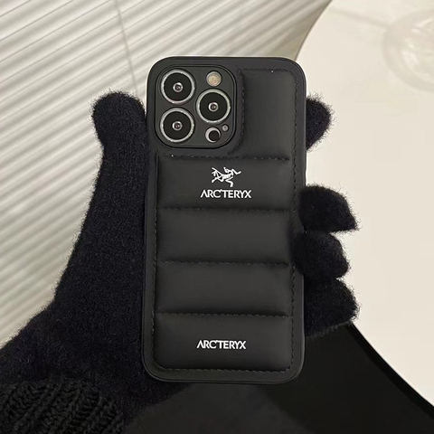 Luxury Brand Down Jacket Phone Case For iPhone 14 13 Pro 12 11 Pro