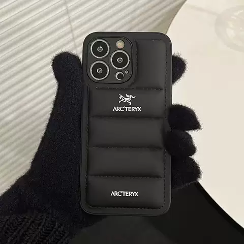 404 Supreme KAWS Arcteryx Puffy Puffer Down Jacket Phone Cases Covers Luxury Trendy Fashionable iPhone 14, iPhone 13, iPhone 12