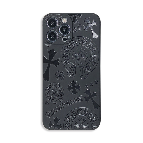 Cross Patch Chrome Hearts Inspired iPhone Case