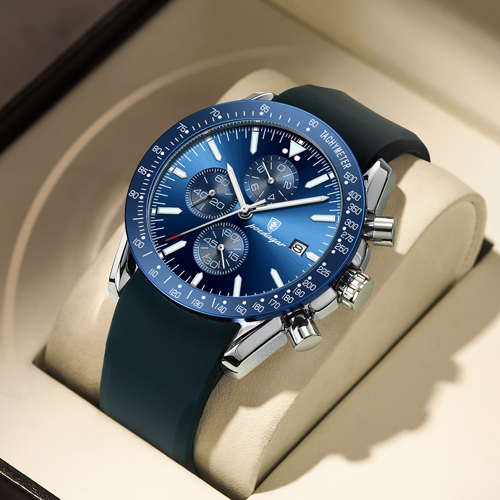 Orologio cronografo uomo impermeabile automatico meccanico affari_voghion.com