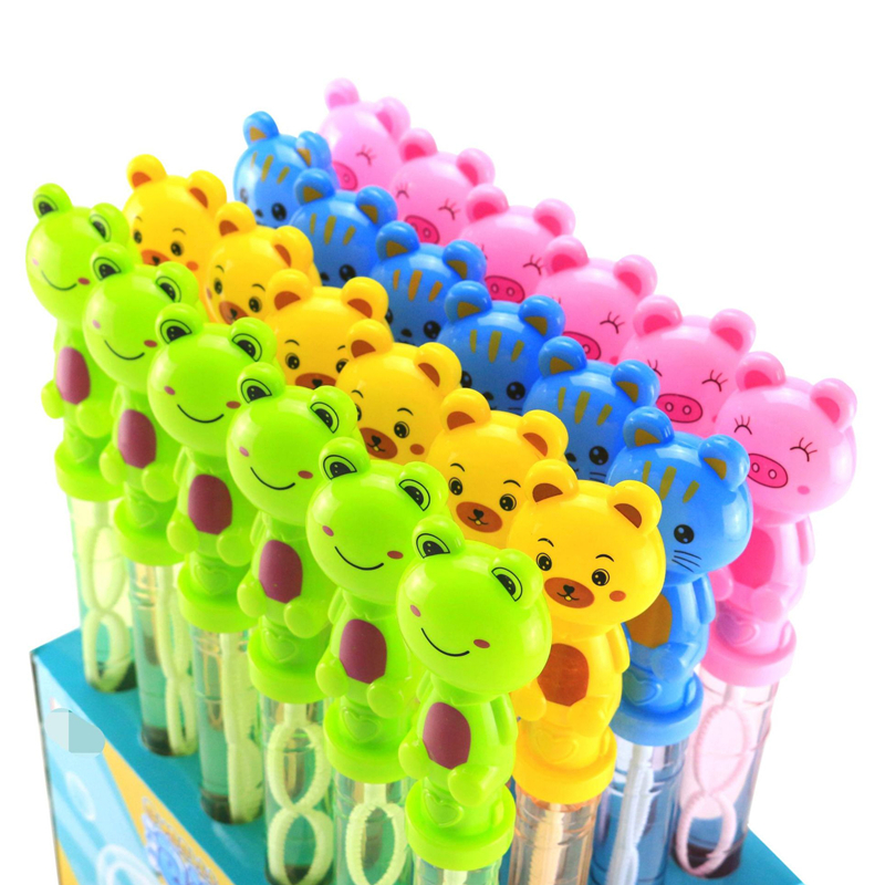 children's bubble blowing sti toy bubble water cartoon magic seven color bubble sti outdoor children's bubble blowing toy