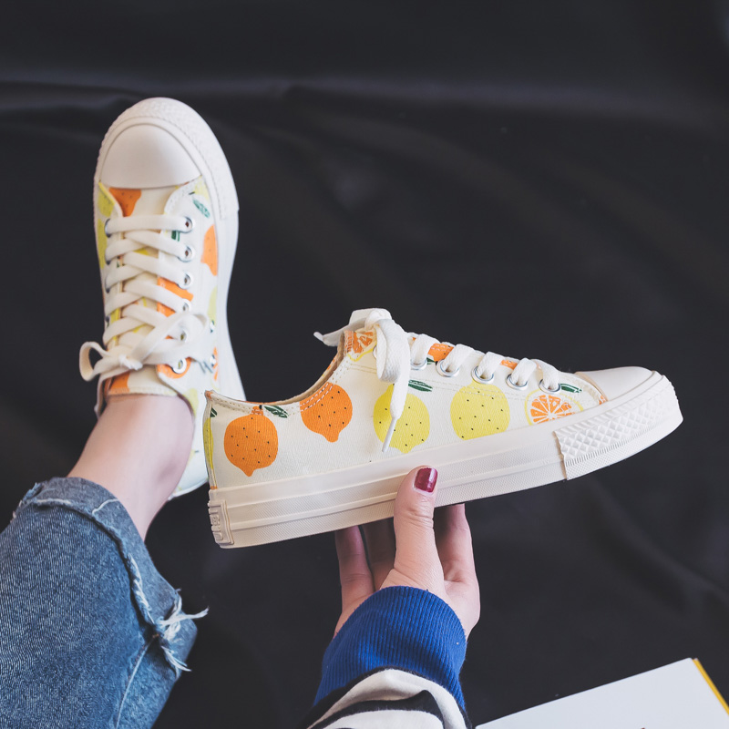 citron toile chaussures femmes 2019 chaussures de printemps étudiant coréen ulzzang réseau roux de printemps et d'automne joker conseil chaussures citron toile chaussures femmes 2019 chaussures de printemps étudiant coréen ulzzang réseau roux de printemps et d'automne joker conseil chaussures