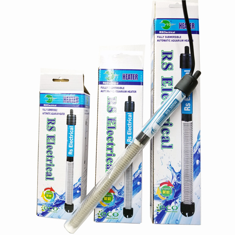 Risheng RS-25 50 200 Fish Tank Glass Stainless Steel Heating Rod Explosion-Proof Automatic Constant Temperature Aquarium Heating Rod