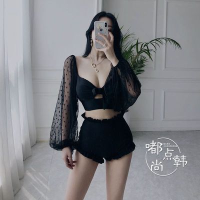 嘟点韩尚~复古木耳性感 比基尼分体 泳衣女小胸聚拢 显瘦长袖泳装-淘宝网 嘟点韩尚~复古木耳性感 比基尼分体 泳衣女小胸聚拢 显瘦长袖泳装-淘宝网
