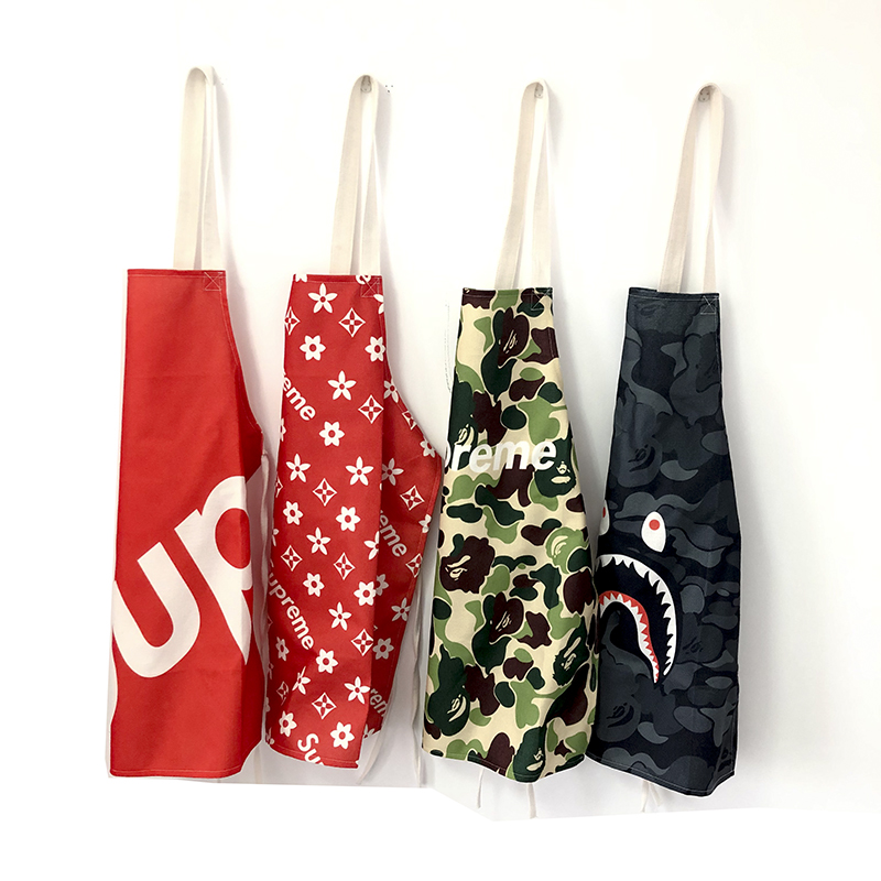 home kitchen cooking apron chef hairdresser work clothes fashion brand barber shop domestic cleaning sleeveless antifouling oil