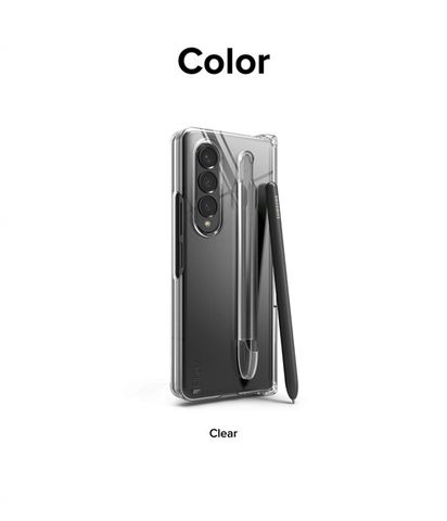 Z Fold4 Ringke Slim Hinge Transparent Clear Thin Slim Tough Shockproof With S-Pen Slot Samsung Phone Case