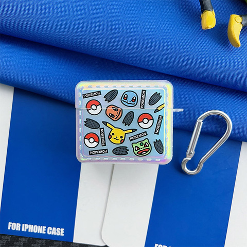 Pokémon Gradient Laser Shine Protective Carry Airpods 1, Airpods 2, Airpods 3, Airpods Pro AirPods Case
