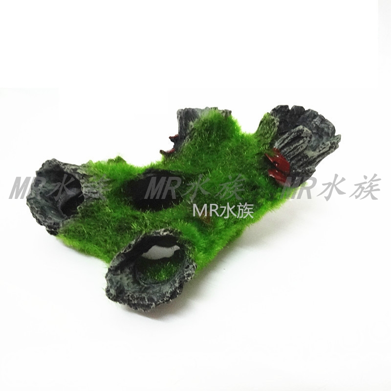 Free Shipping Fish Tank Decoration Imitation Moss Root Landscaping Aquarium Cichlidae Shrimp Hole House Shelter Shrimp Pot Shrimp Nest Spawning