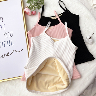 秋冬韩版chic保暖吊带背心加厚加绒修身显瘦打底衫内衣上衣学生女-淘宝网 秋冬韩版chic保暖吊带背心加厚加绒修身显瘦打底衫内衣上衣学生女-淘宝网