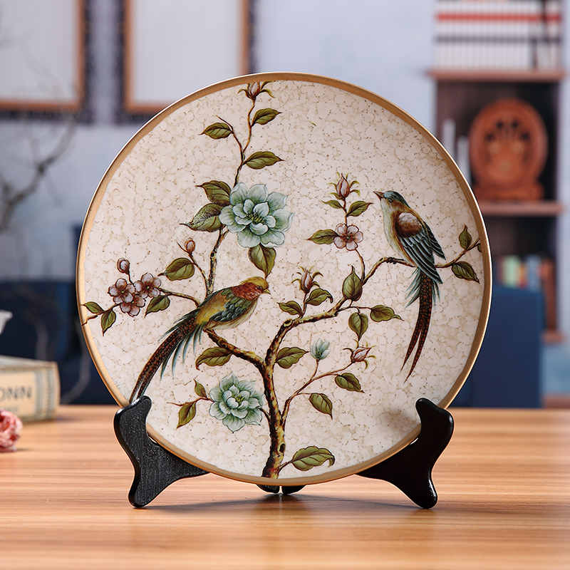 创意陶瓷装饰盘子摆件摆盘碟子