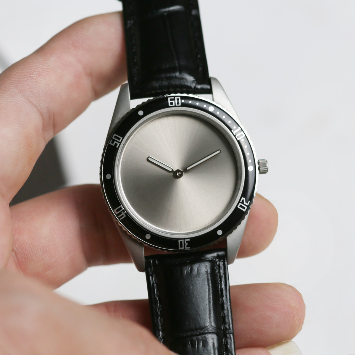 Quartz horloge voor koppels van titanium ultradun business_voghion.com