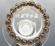 Красивая природная 128 - граненый (жесткий бросок) чайный хрустальный браслет ~ Полная спецификация ~ Пакет