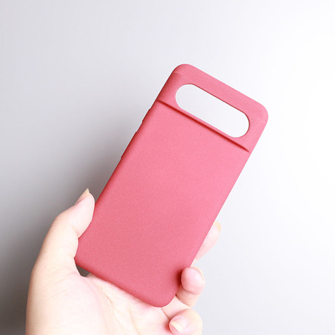 Red — Matte Anti Slip Soft Silicone Minimal 8, 8 Pro Google Pixel Phone Case