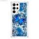 Girls Phone Cases Covers Liquid Quicksand Glitter Bling Never Stop Dreaming, Owl, Butterfly, Dog Illustration Airbag Corner Protection Silicone TPU Galaxy S23, Galaxy S23 Plus, Galaxy S23 Ultra,
