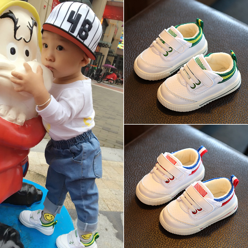 秋鼕新款寶寶棉鞋0-1-3-6歲男童嬰兒學步鞋軟底加絨保暖女童棉鞋