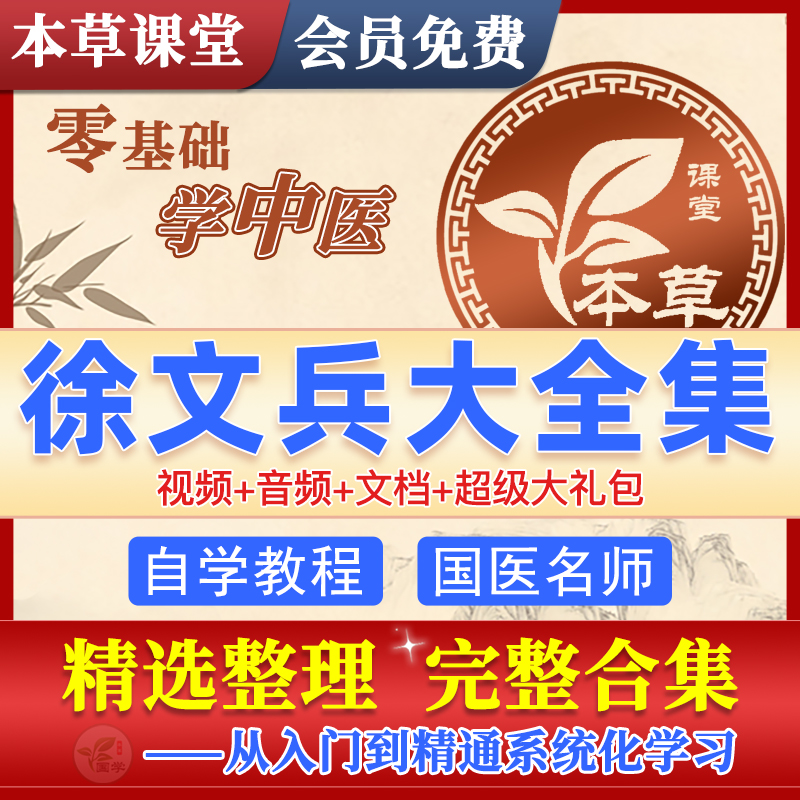 徐文兵中医筑基大全[290G]