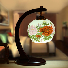 Цзиндэчжэнь Китайская современная творческая гостиная спальня кровать тонкие шины фарфоровые лампы керамические лампы антикварный стол лампы специальные цены