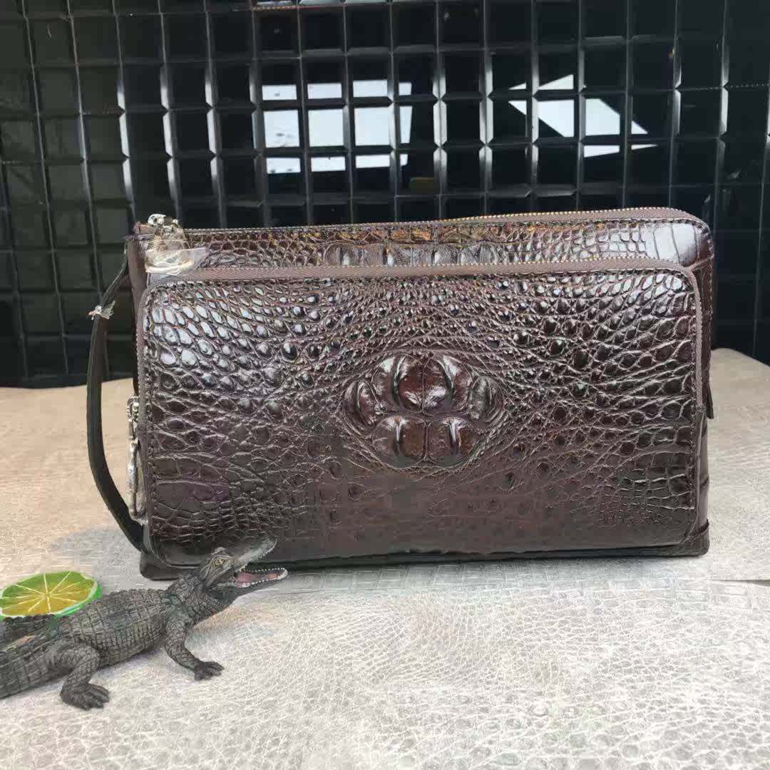 2019 véritable alligator d'affaires décontractée des hommes de l'épaule diagonale sac d'embrayage 2019 véritable alligator d'affaires décontractée des hommes de l'épaule diagonale sac d'embrayage