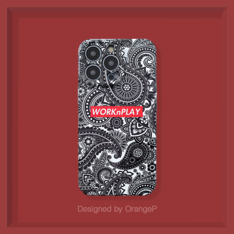 Work N Play New Paisley Pattern 14, 13, 12 iPhone Case