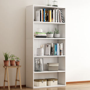 简易书架落地创意简约现代组合架子置物架学生书柜多功能多层柜子