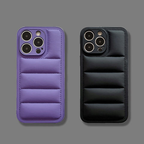 Puffy Puffer Down Jacket New 14, 13, 12 iPhone Case