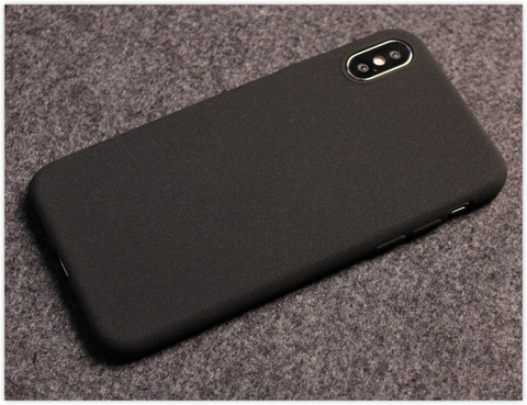 Black — Zenfone 9 Sand Matte Silicone TPU Phone Case