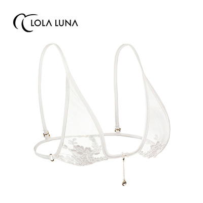 法国艺术内衣LolaLuna[芭蕾舞]无痕蕾丝文胸三角杯内衣-淘宝网