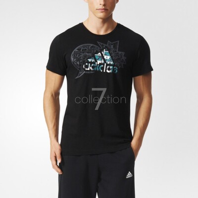 小七 Adidas 男运动休闲短袖T恤 AI6066原单
