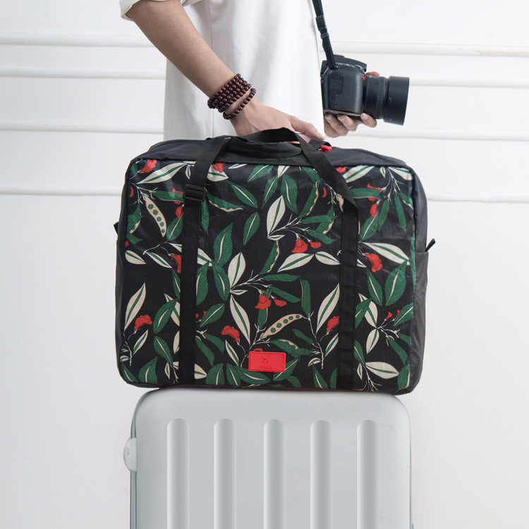 新款旅遊折疊旅行包 大容量防水行李包 可套行李箱拉杆旅行收納袋
