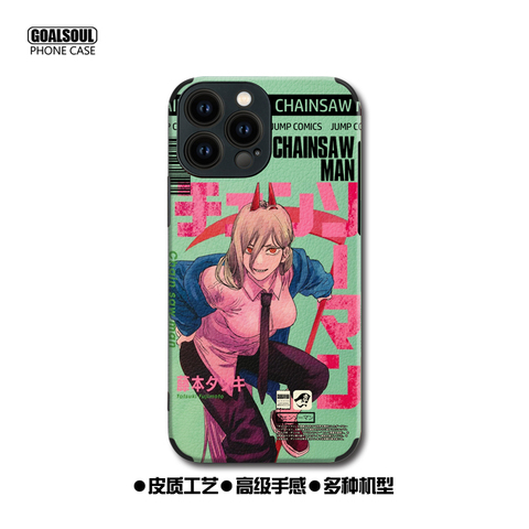Chainsaw Man Anime Silicone TPU Phone Case