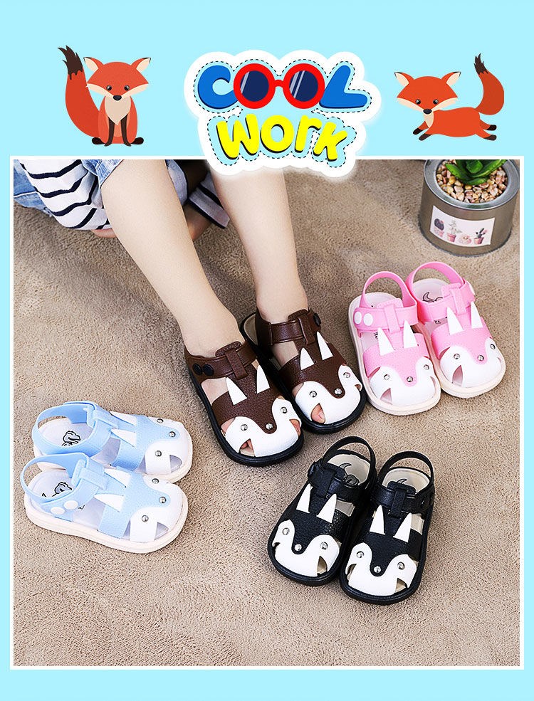 le printemps, l'été de nouvelles sandales garçons filles sandales enfants fond mou baotou non-dérapant bébé enfants bambin chaussures de marée le printemps, l'été de nouvelles sandales garçons filles sandales enfants fond mou baotou non-dérapant bébé enfants bambin chaussures de marée