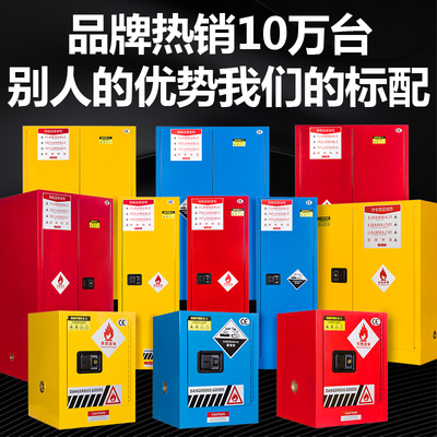标题优化:防火防爆柜12加仑安全柜防漏储存柜实验室化学品柜防爆箱危化品柜