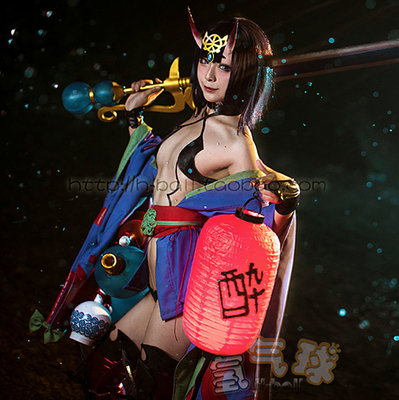 H-ball【Fate grand order】酒吞童子cos服 数码印花 cos道具-淘宝网