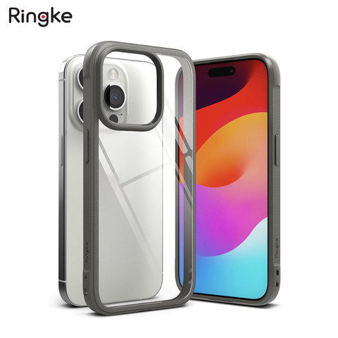 Ringke Fusion New Light Weight Transparent Clear High End Premium Tough Shockproof 15, 15 Plus, 15 Pro, 15 Pro Max iPhone